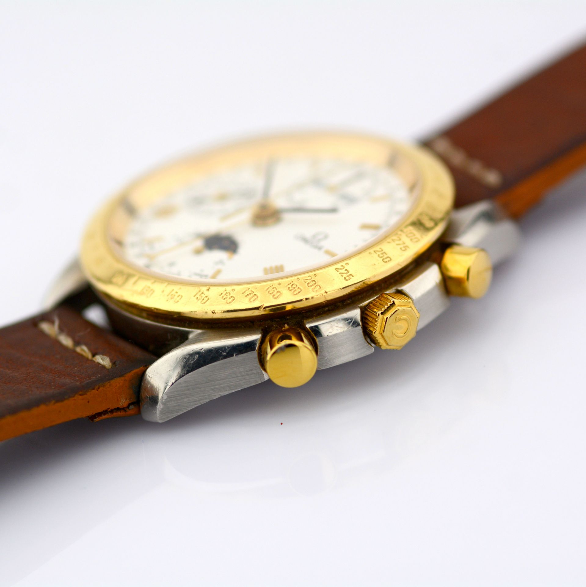 Omega / Speedmaster Triple Calendar Moonphase Chronograph - Gentlmen's Steel Wrist Watch - Image 6 of 9