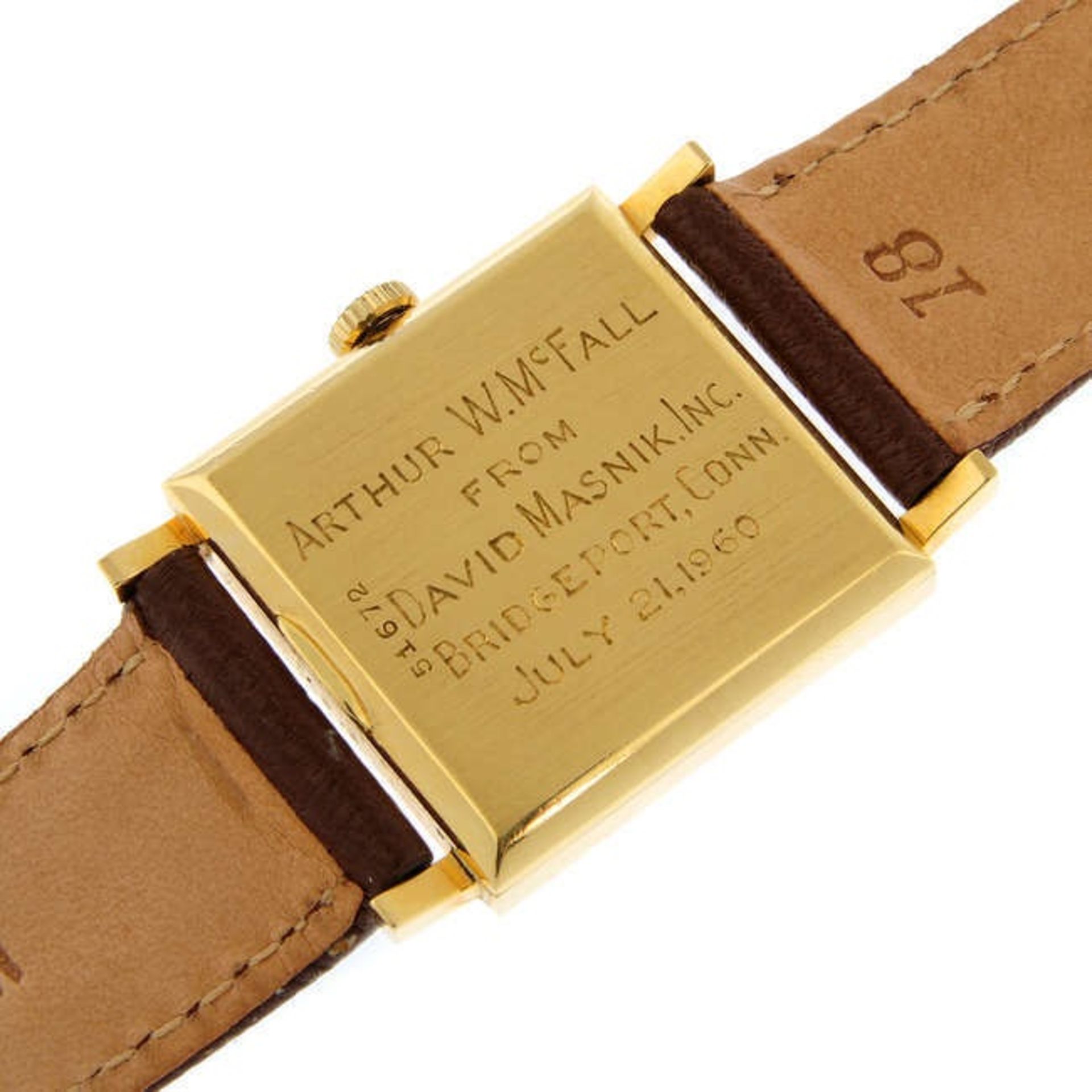 Audemars Piguet / Vintage - Square - Sub Second - Unisex Yellow gold Wrist Watch - Image 4 of 5