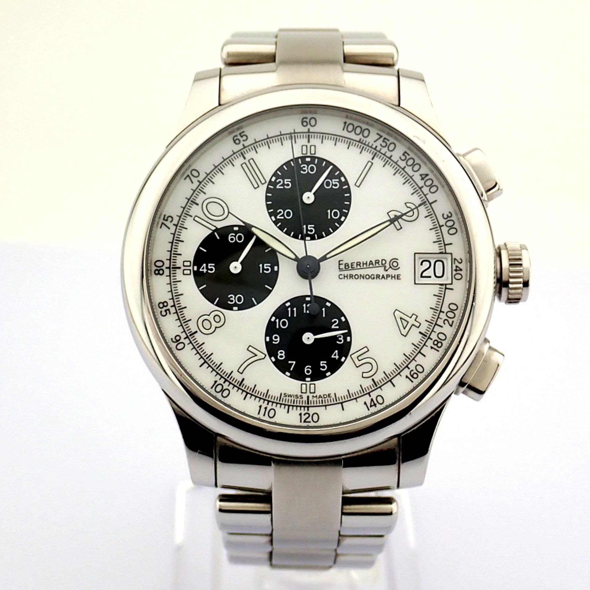 Eberhard & Co. / Traversetolo Chronograph Automatic - Gentlmen's Steel Wrist Watch - Image 4 of 11