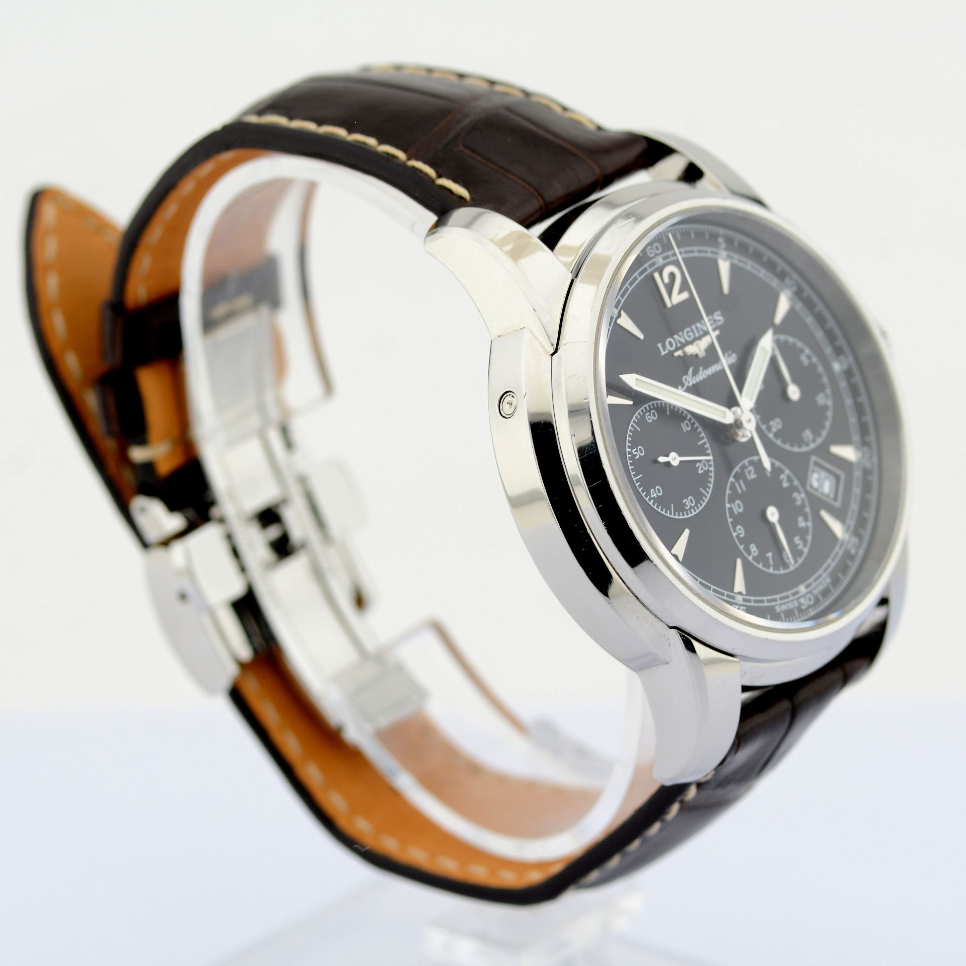 Longines / L2.784.4 Saint-Imier Collection Chronograph Automatic - Gentlmen's Steel Wrist Watch - Image 3 of 10
