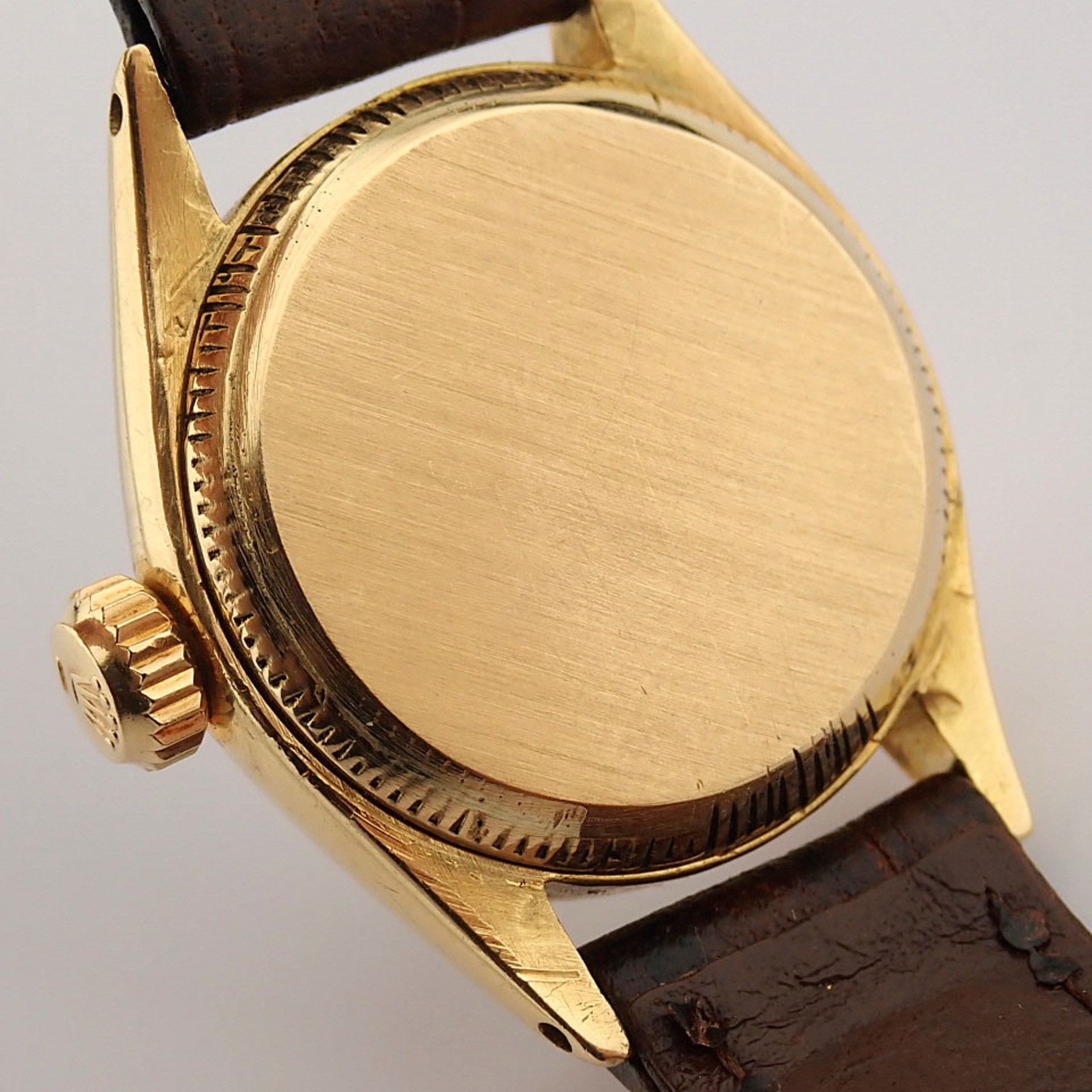 Rolex / Oyster Perpetual - Lady's Yellow gold Wrist Watch - Image 9 of 10