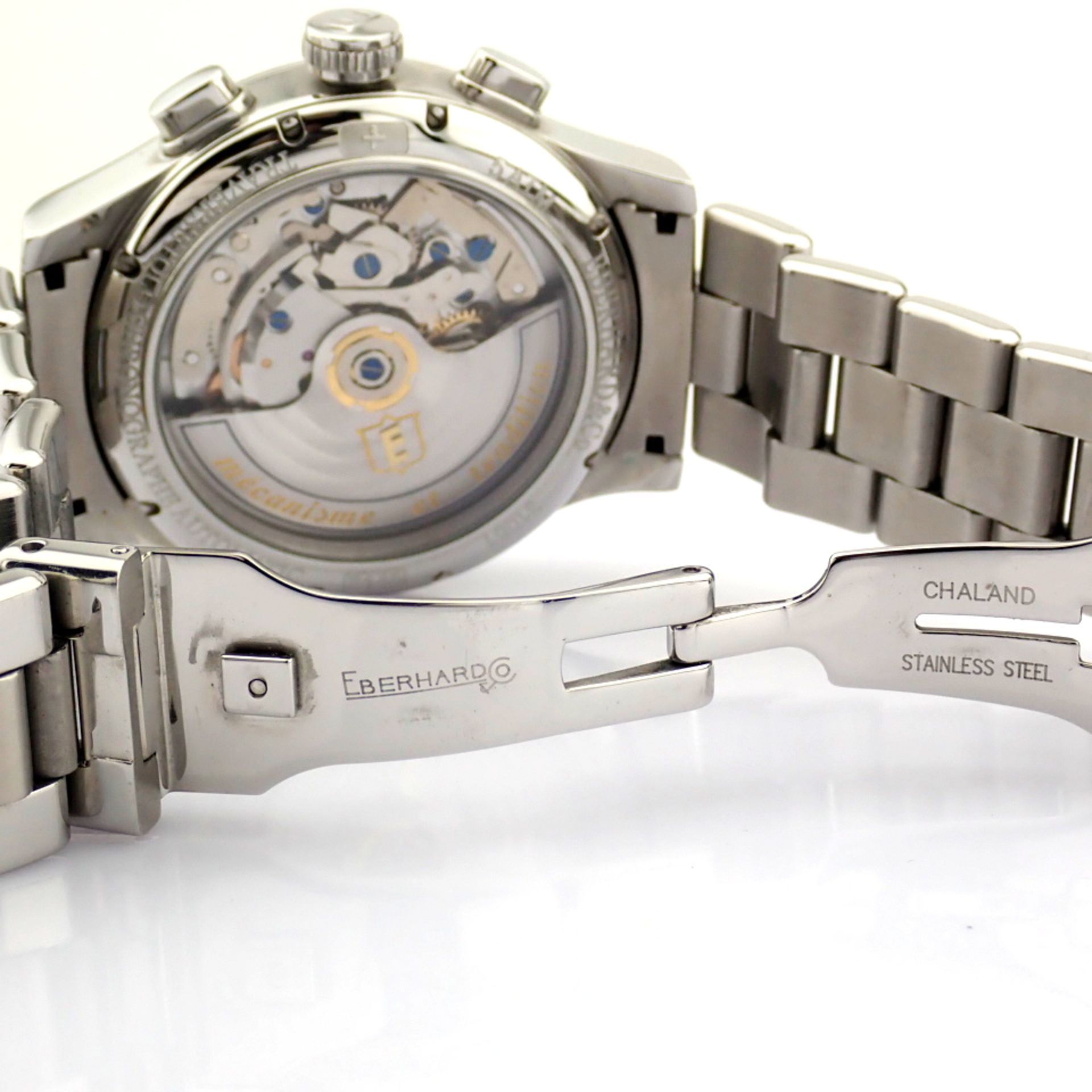 Eberhard & Co. / Traversetolo Chronograph Automatic - Gentlmen's Steel Wrist Watch - Image 10 of 11