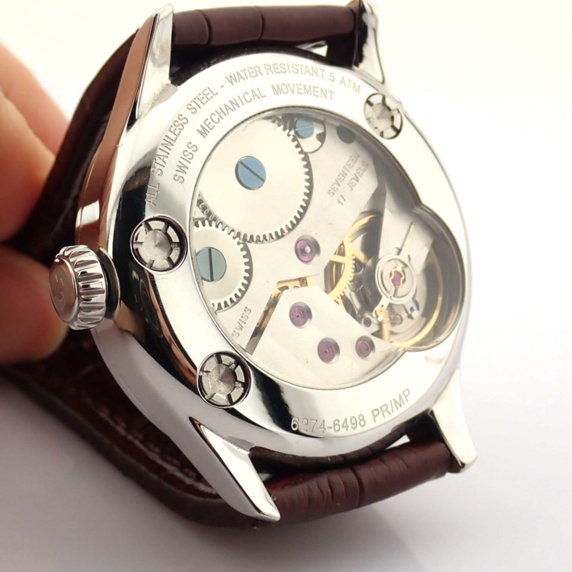 Zeno-Watch Basel / Godat II Roma Power Reserve - Gentlmen's Steel Wrist Watch - Image 3 of 12