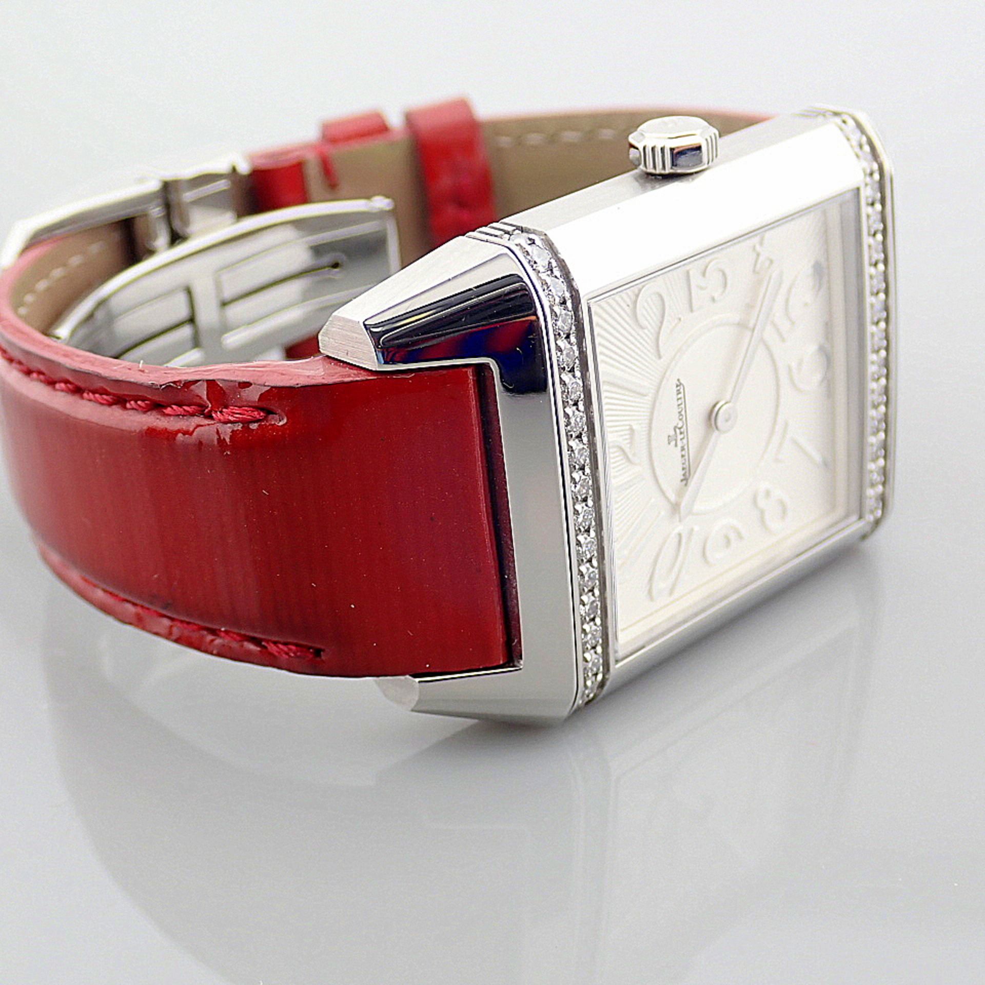 Jaeger-LeCoultre / Squadra Reverso - Diamond - Unisex Steel Wrist Watch - Image 8 of 11