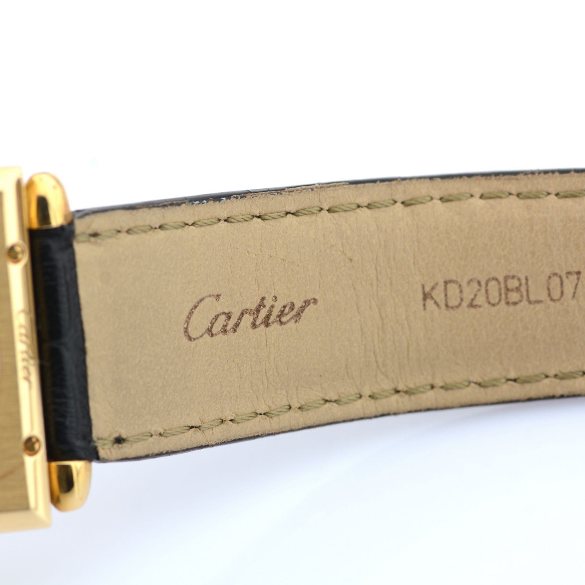 Cartier / Cartier Tank Obus Yellow Gold CPCP Mechanique - Unisex Yellow gold Wrist Watch - Image 11 of 11