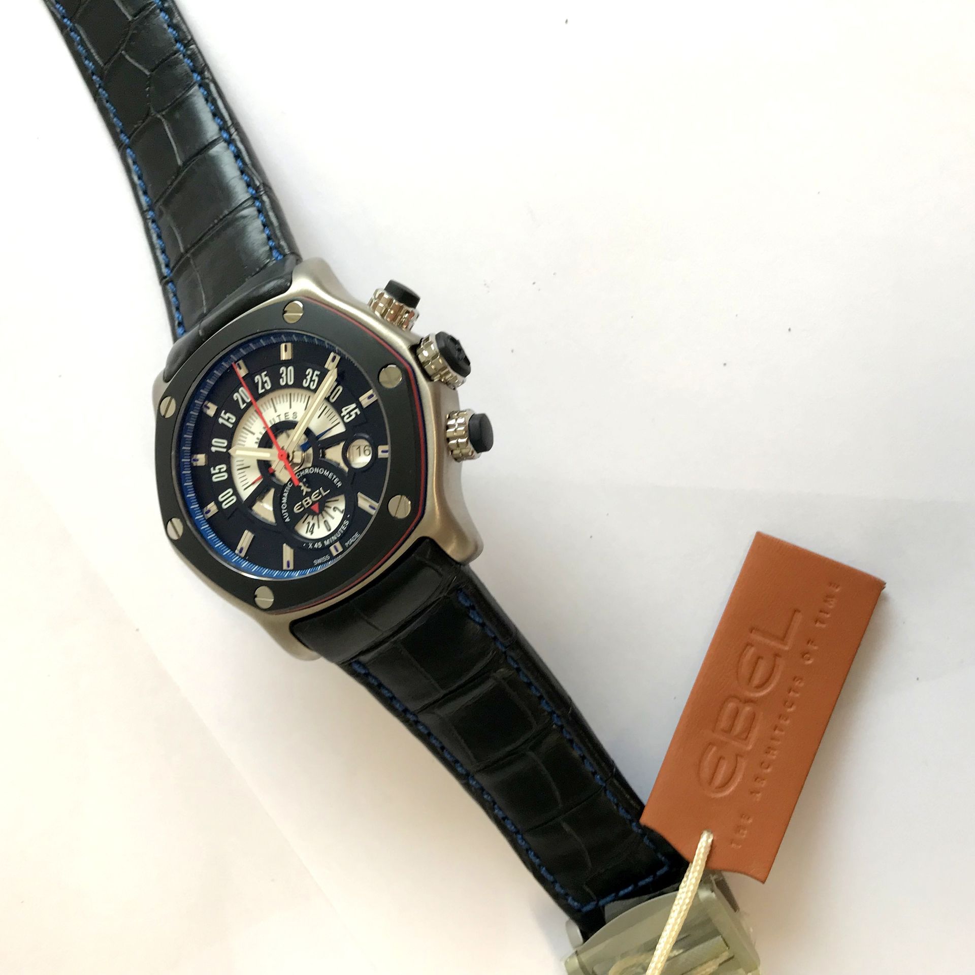 Ebel / Unworn 1911 Tekton - Olympique Lyonnais - Gentlmen's Titanium Wrist Watch - Image 10 of 12