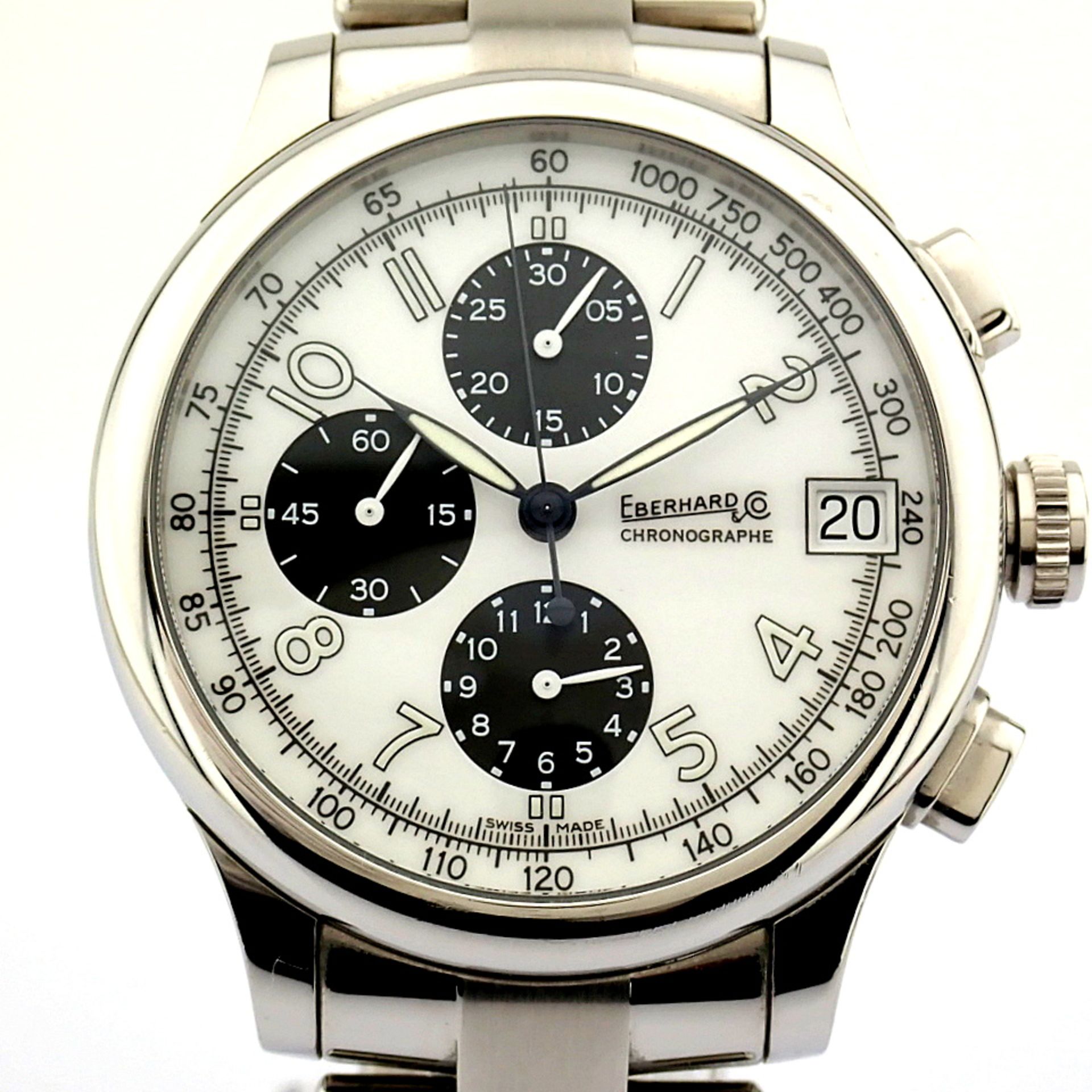 Eberhard & Co. / Traversetolo Chronograph Automatic - Gentlmen's Steel Wrist Watch - Image 8 of 11