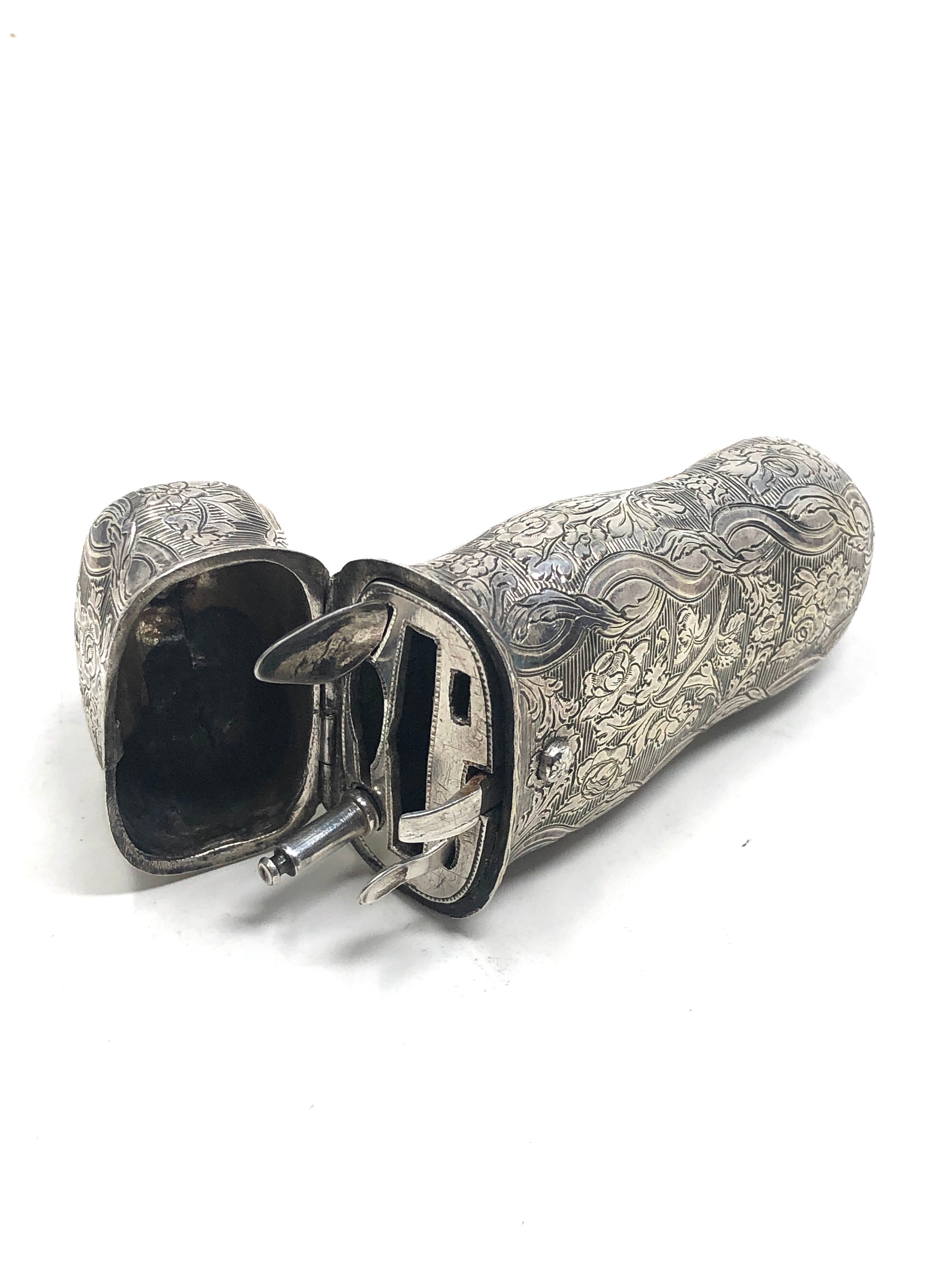 18th century silver etui - Image 4 of 6