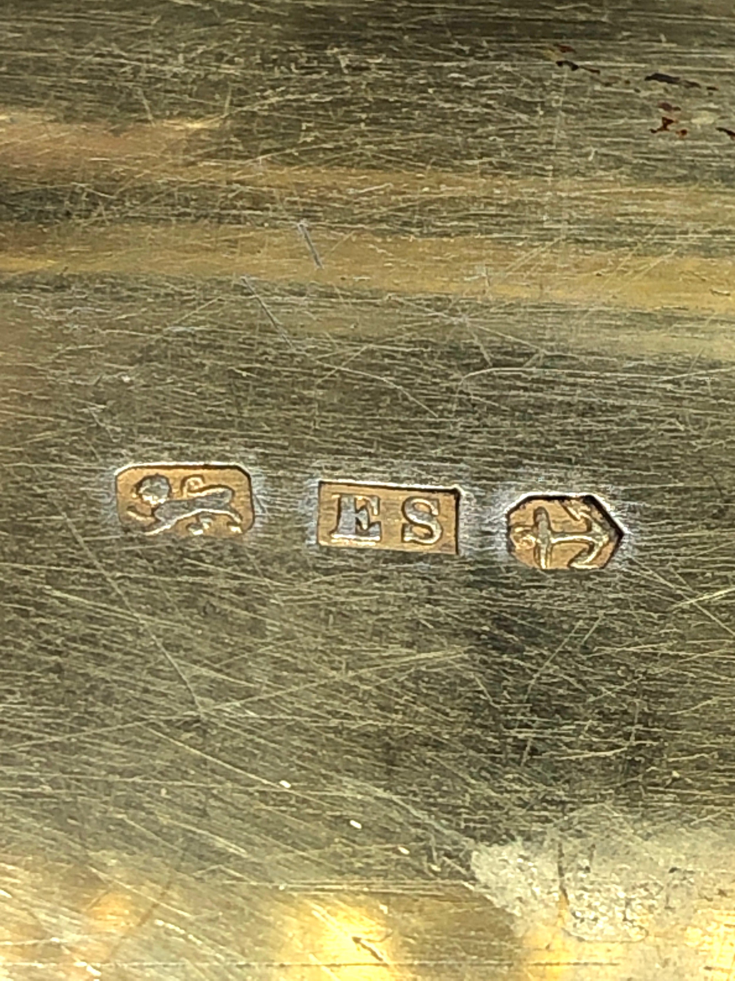 Fine Victorian silver snuff box Birmingham silver hallmarks makers E S measures approx 9.2cm by - Image 4 of 7