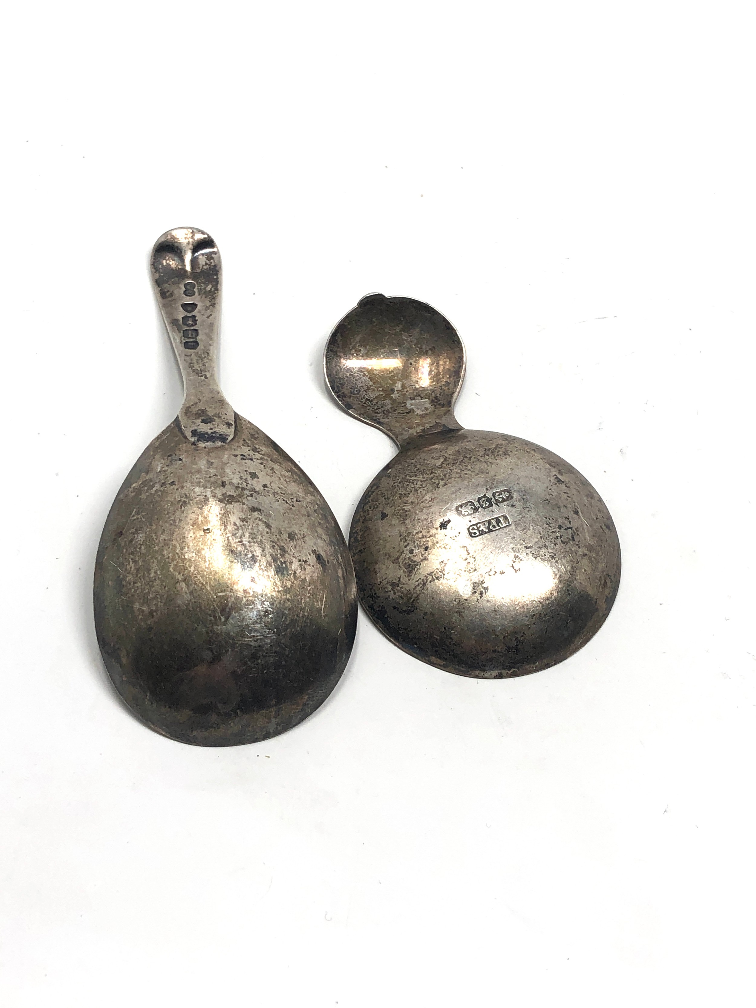 2 antique silver tea caddy spoons - Image 3 of 3