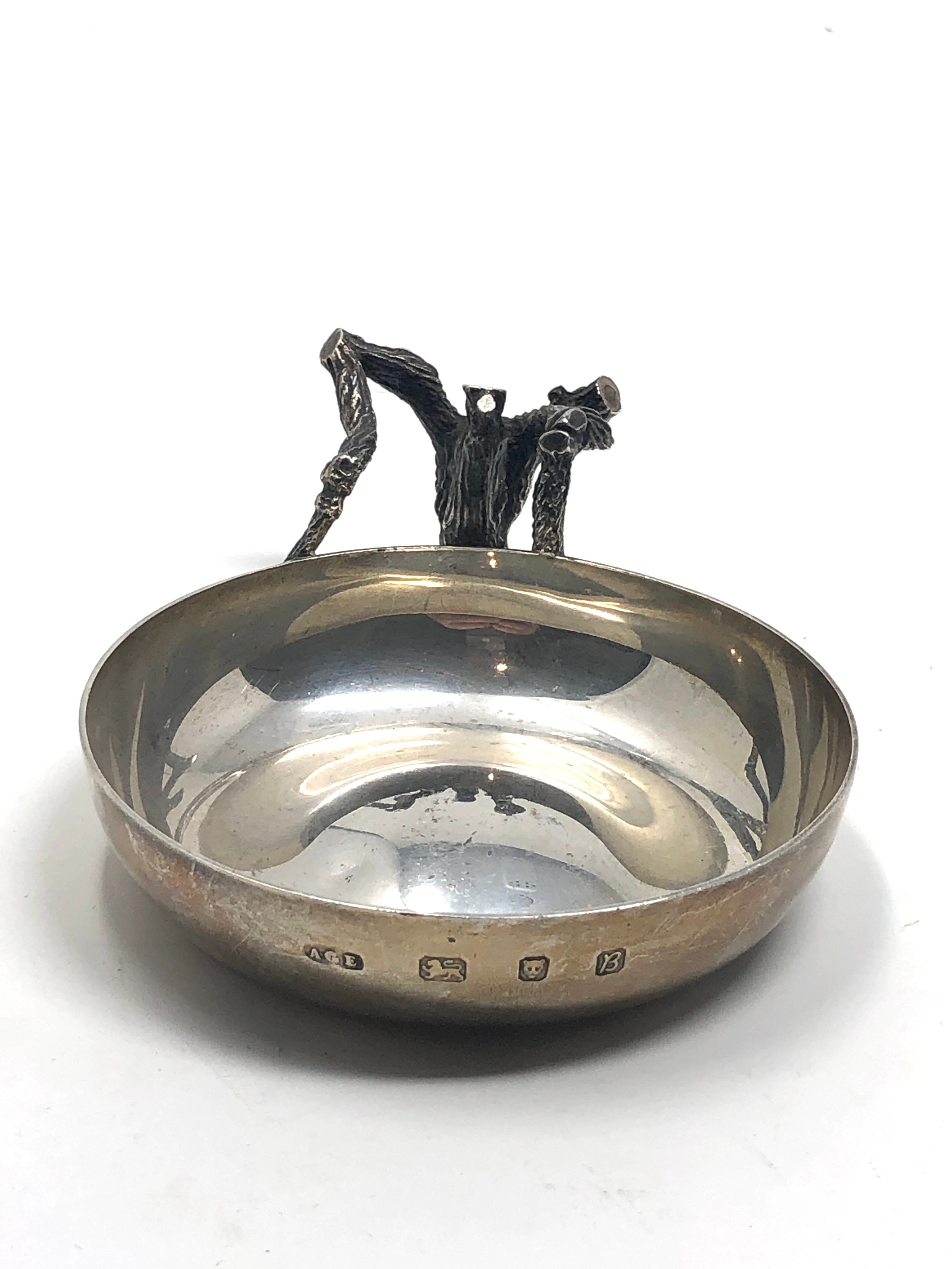 Vintage silver Porringer London silver hallmarks weight 123g - Image 2 of 4