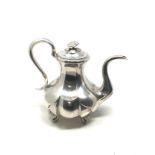 Antique Russian silver teapot weight 695g