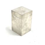 Italian silver card box