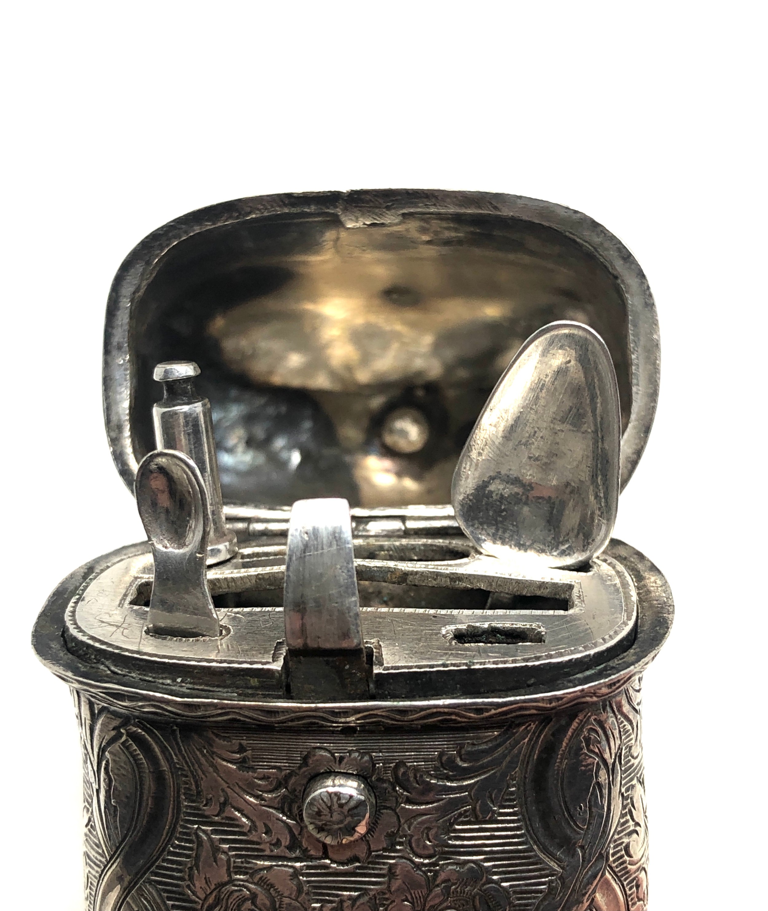 18th century silver etui - Image 5 of 6