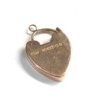 Antique 15ct gold padlock 4.2g