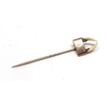 9ct antique gold tooth stickpin