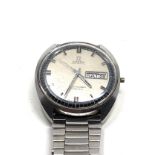 Vintage gents Omega automatic seamaster cosmic gents wristwatch the watch is ticking but missing