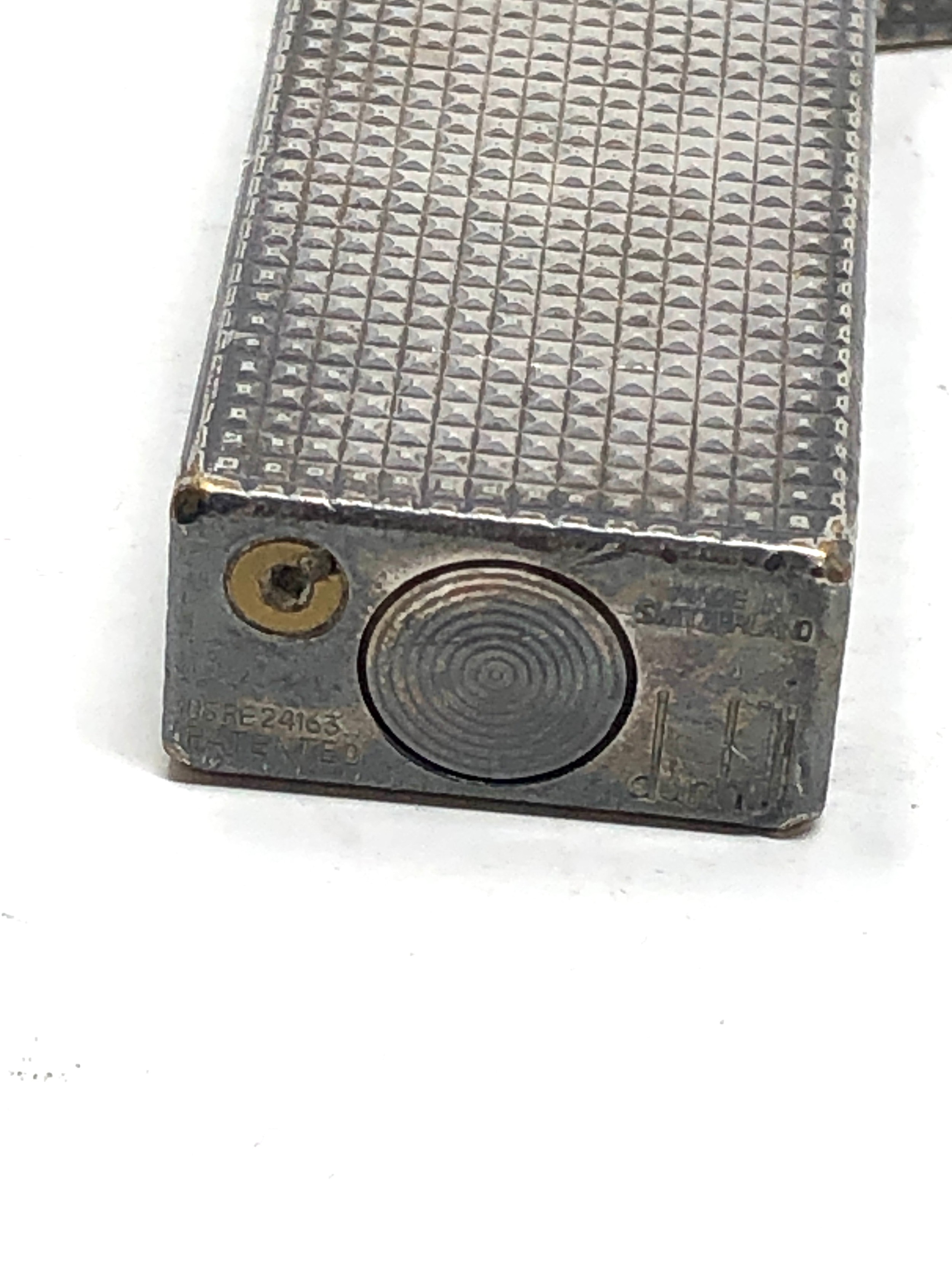 Vintage Dunhill cigarette lighter with lighter flints - Image 4 of 4