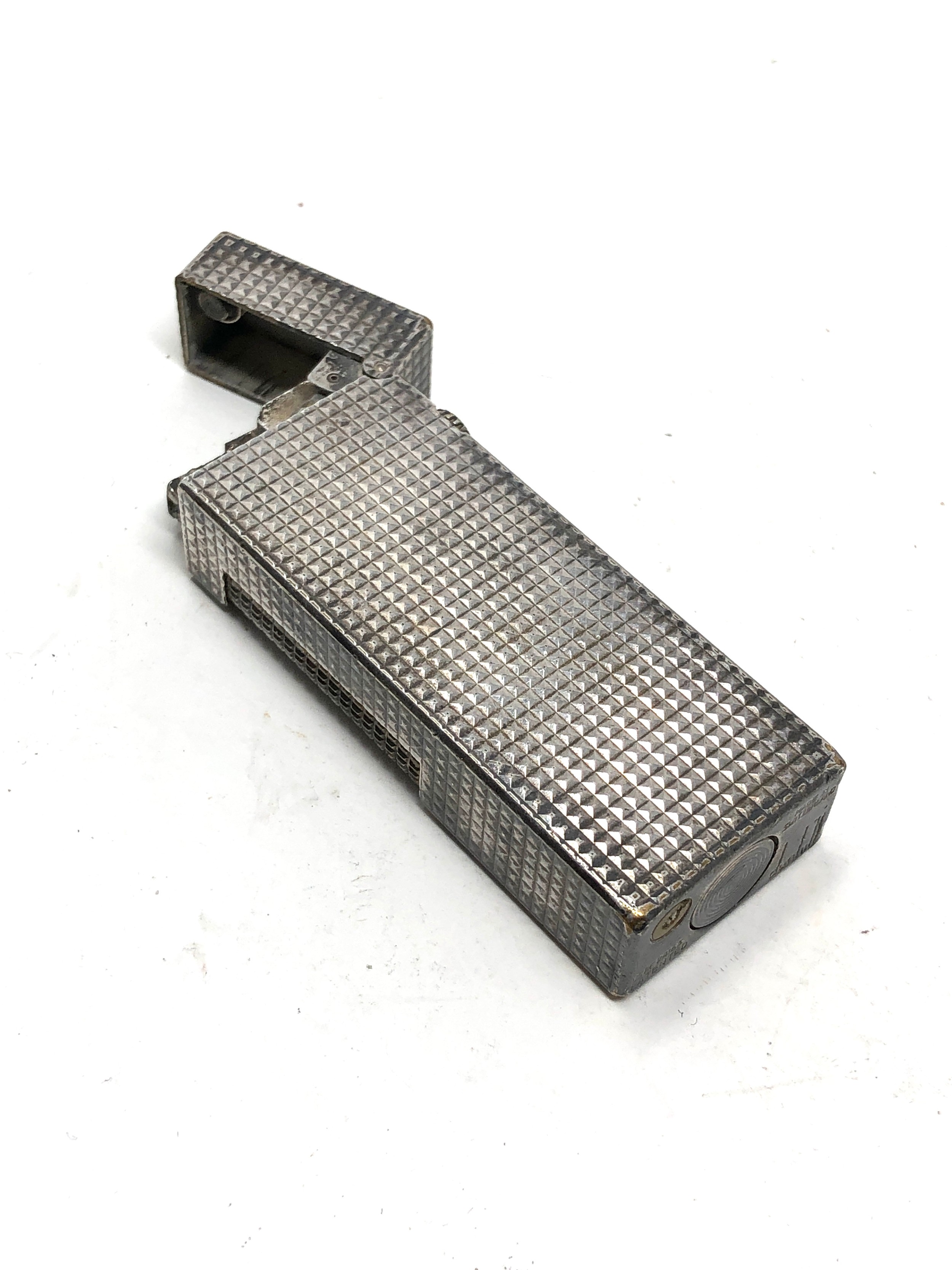 Vintage Dunhill cigarette lighter with lighter flints - Image 2 of 4
