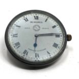 Rare Jaeger Paris Bugatti type 35 1930s dash clock it is ticking but no warranty given measures