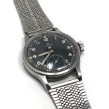 WW2 Omega dirty dozen military issue wrist watch large winding crown movement No 10260726 the