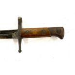 Italian military bayonet with original frog