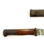 German M14 saw back bayonet blade marked samson werk