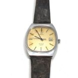 Vintage omega deville quartz cal 1342 case ref no 192.0035 movement No 43 541690 requires battery no