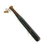 Antique victorian police truncheon 39cm long