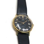 Vintage presentation Omega geneve cal 613 wristwatch black dial ref 132.019sp movement No 28826610