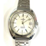 Gents lanco automatic stainless steel wristwatch the watch is not ticking no warranty given