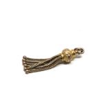 Victorian 9ct gold albertina watch chain tassel weight 2.8g