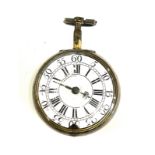 18th century silver cased verge pocket watch by william scafe London
