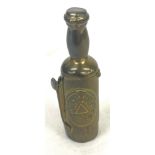 Vintage Bass Pale Ale bottle match safe, cigar cutter, made of brass