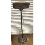 Electric patio heater, working order, slight rusting to base