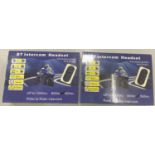 Pair BT Intercom headset 800m rider to rider intercom for motorcyclists and skiers, new in boxes