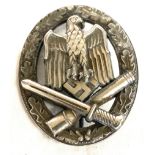 Selection of 3 Replica WWII German Nazi general assault badge, makers mark JFS, WWII German Nazi