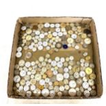 Box of wristwatch movements, spares and repairs