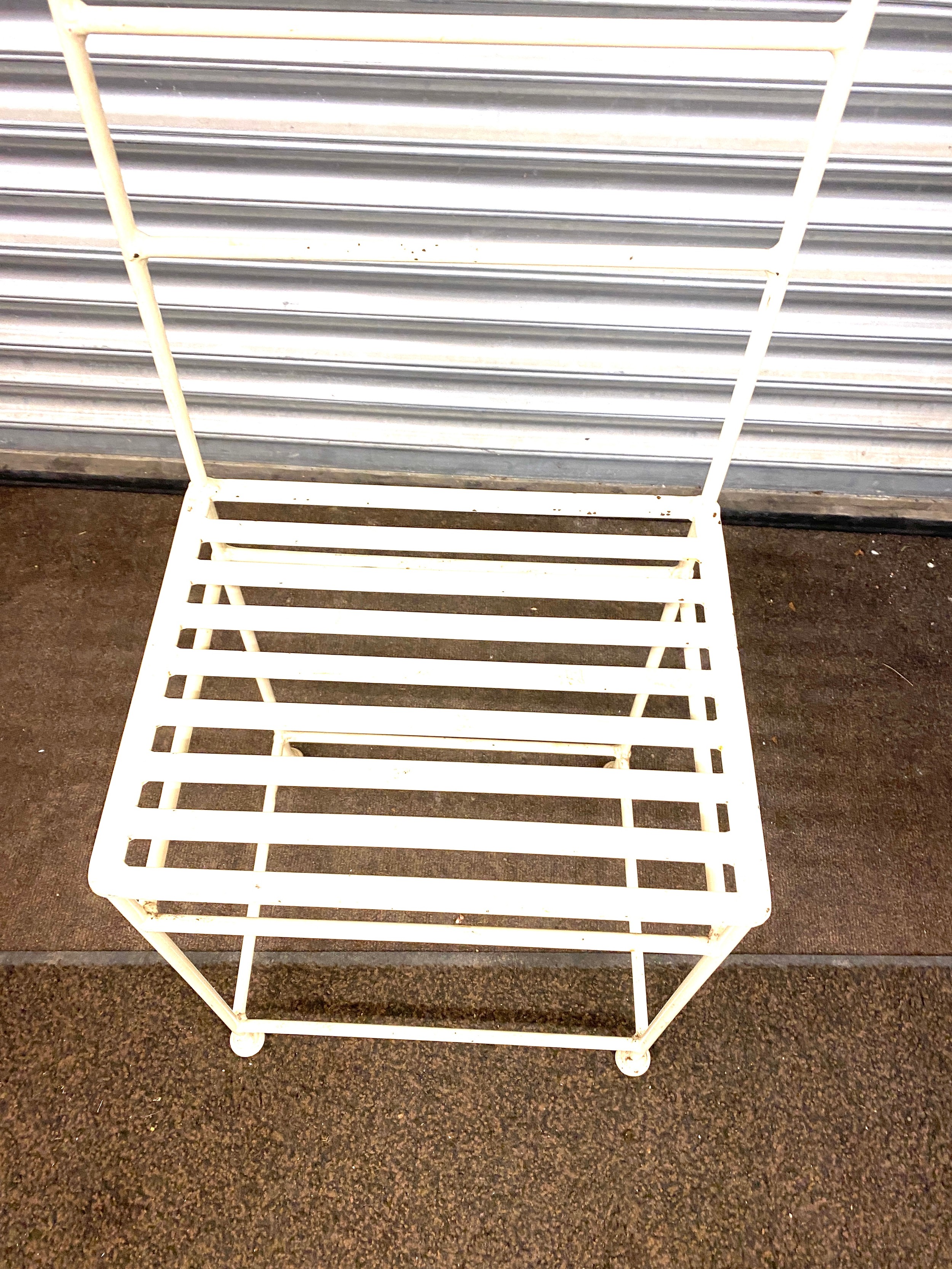 High back metal garden chair - Bild 2 aus 3