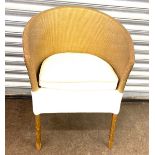 Vintage wicker bedroom chair