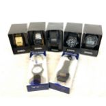 Selection of new in boxes mens Casio wristwatches x 7, all untested