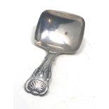 Antique Georgian silver tea caddy spoon Birmingham silver hallmarks