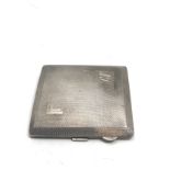 Silver cigarette case weight 80g