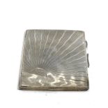 silver cigarette case weight 98g