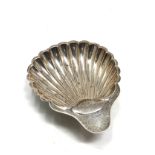 Vintage silver oyster shell dish Birmingham silver hallmarks weight 69g
