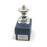 Boxed sterling silver pepper mill