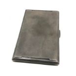 Silver cigarette case weight 200g