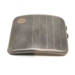 Silver cigarette case weight 115g