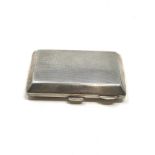 Vintage silver cigarette case weight 65g