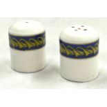 A vintage 1970s pair of Royal Doulton Concord salt & pepper pots